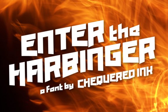 Enter the Harbinger Font - Featured Image
