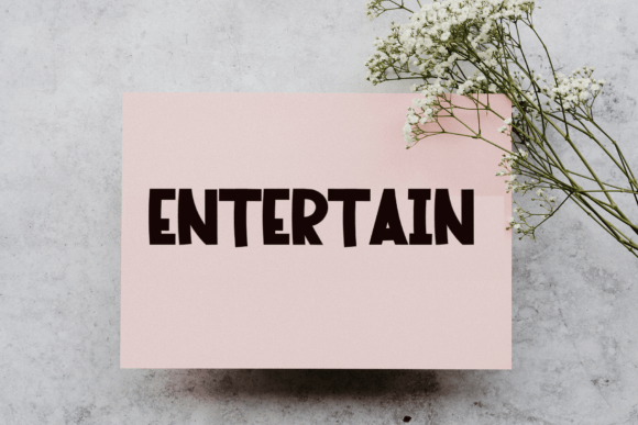Entertain Font - Featured Image
