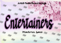 Entertainers Font - Featured Image