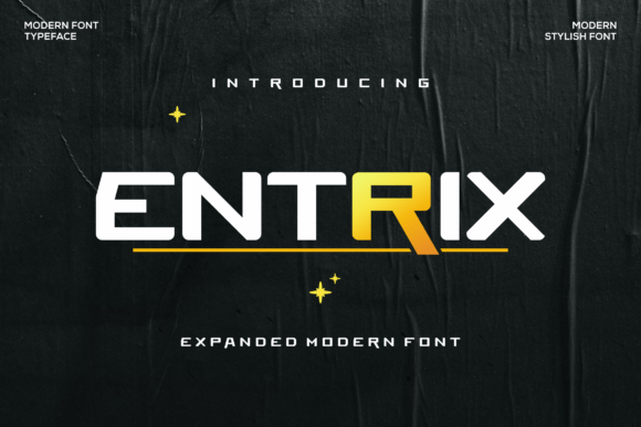 Entrix Font - Featured Image