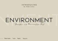 Environment Font - Featured Image