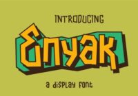 Enyak Font - Featured Image