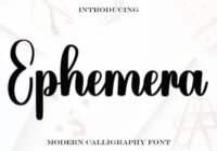 Ephemera Font - Featured Image