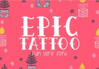 Epic Tattoo Font - Featured Image