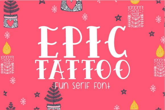 Epic Tattoo Font - Featured Image