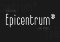 Epicentrum Font - Featured Image