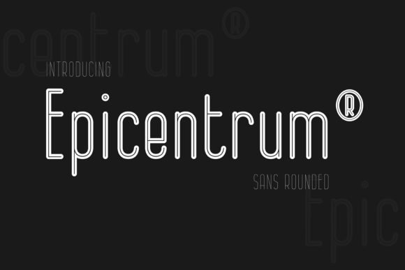 Epicentrum Font - Featured Image