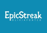 Epicstreak Font - Featured Image