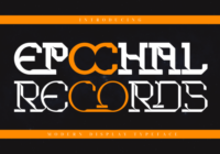 Epochal Records Font - Featured Image