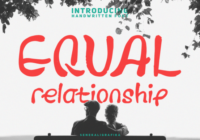 Equal Relationship Font - Featured Image