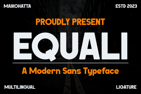 Equali Font - Featured Image