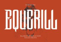 Equerill Font - Featured Image