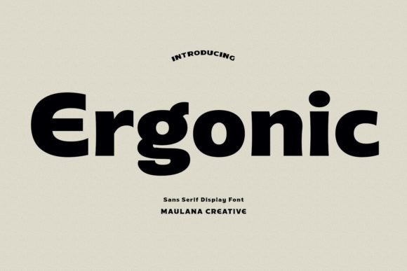 Ergonic Font - Featured Image