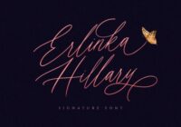 Erlinka Hillary Font - Featured Image