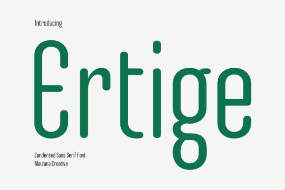 Ertige Font - Featured Image