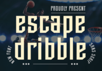 Escape Dribble Font - Featured Image