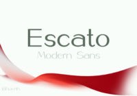 Escato Font - Featured Image