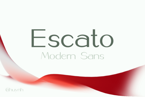 Escato Font - Featured Image
