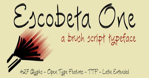 Escobeta One Font - Featured Image