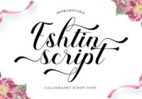 Eshtin Script Font - Featured Image