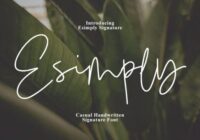 Esimply Font - Featured Image