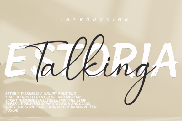 Estoria Talking Duo Font - Featured Image