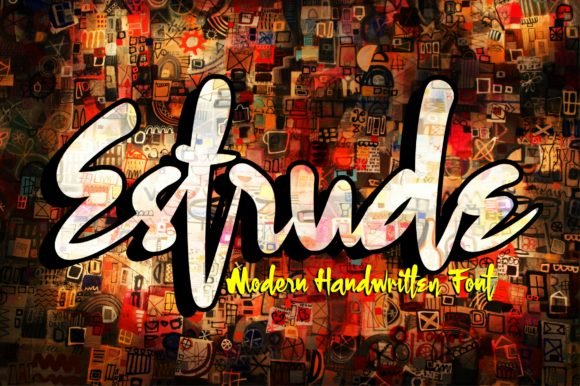 Estrude Font - Featured Image
