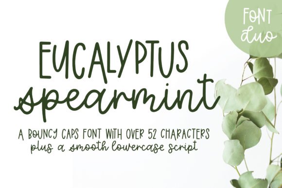 Eucalyptus Spearmint Font - Featured Image