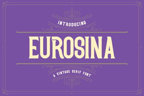 Eurosina Font - Featured Image