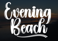 Evening Beach Font - Featured Image