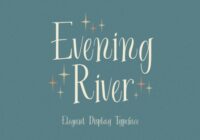 Evening River Font - Featured Image