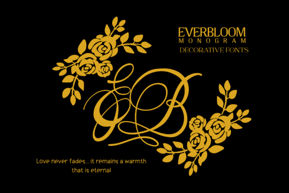Everbloom Monogram Font - Featured Image