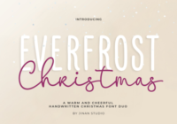 Everfrost Christmas Duo Font - Featured Image