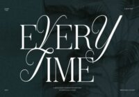 Every Time Font - Featured Image