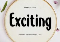 Exciting Font - Featured Image