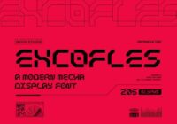 Excofles Font - Featured Image