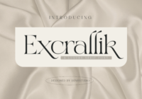 Excrallik Font - Featured Image