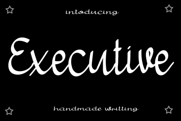 Executive Font - Featured Image
