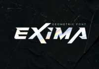 Exima Geometric Font - Featured Image