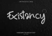 Existancy Font - Featured Image