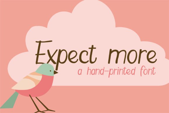 Expect More Font - Featured Image