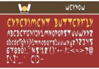 Experiment Butterfly Font - Featured Image