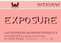 Exposure Font - Featured Image