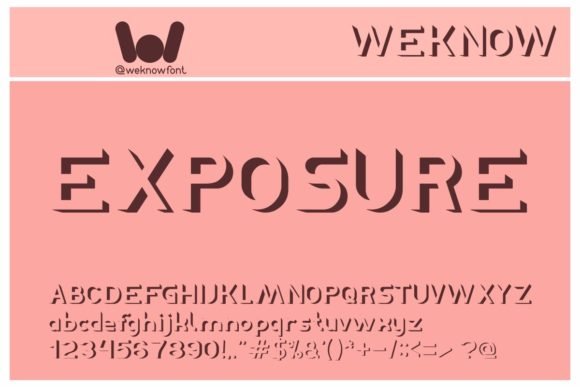 Exposure Font - Featured Image