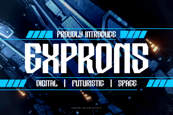 Exprons Font - Featured Image