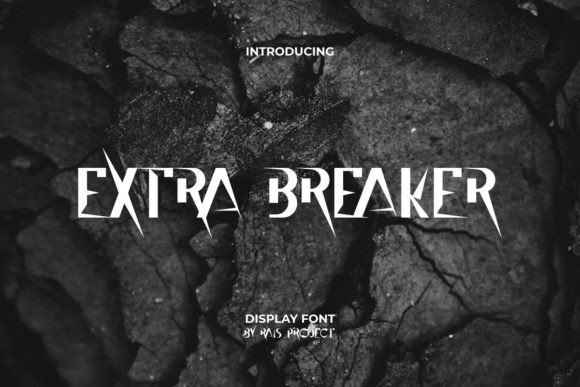Extra Breaker Font - Featured Image