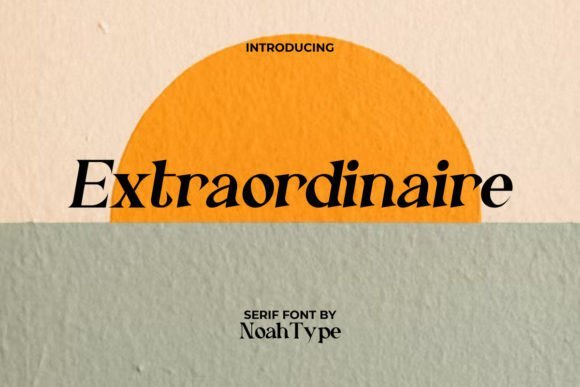 Extraordinaire Font - Featured Image