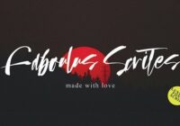 Faboulus Scrites Font - Featured Image