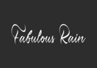 Fabulous Rain Font - Featured Image