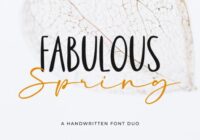 Fabulous Spring Font - Featured Image